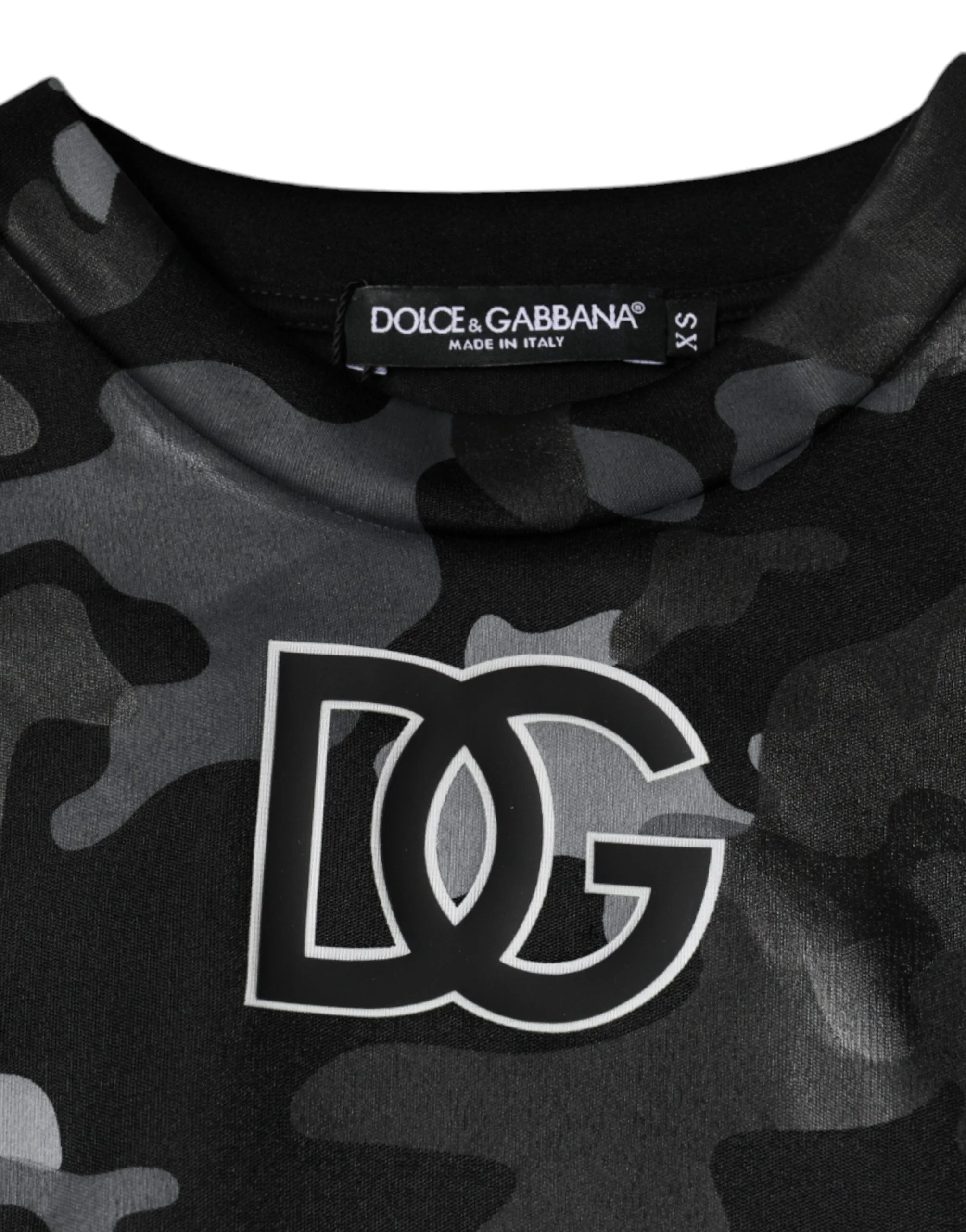 Dolce & Gabbana Camouflage Round Neck Sweatshirt Women's Sweater (Pre-Owned)