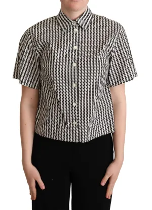 Dolce & Gabbana Elegant Patterned Cotton Women's Polo