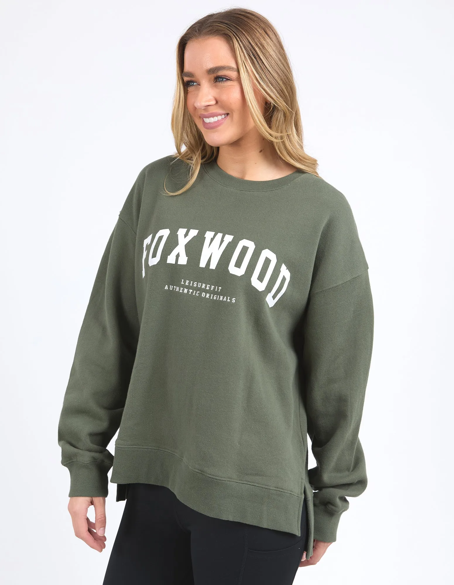 Foxwood Interval Crew Khaki