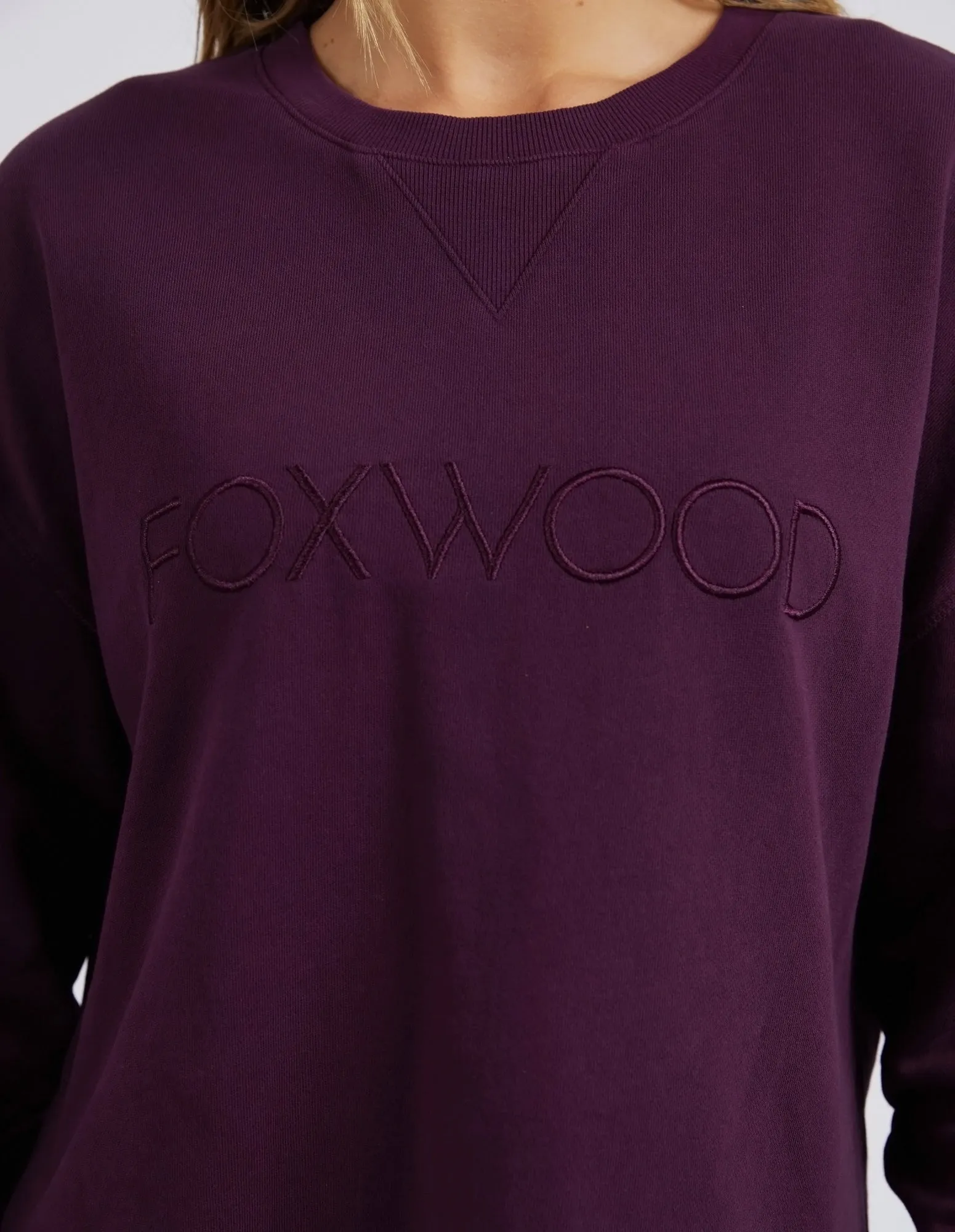 Foxwood Simplified Crew Plum