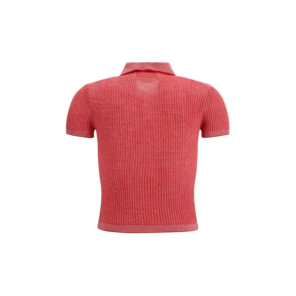 Guest in Residence Shrunken cashmere Polo Women's Shirt