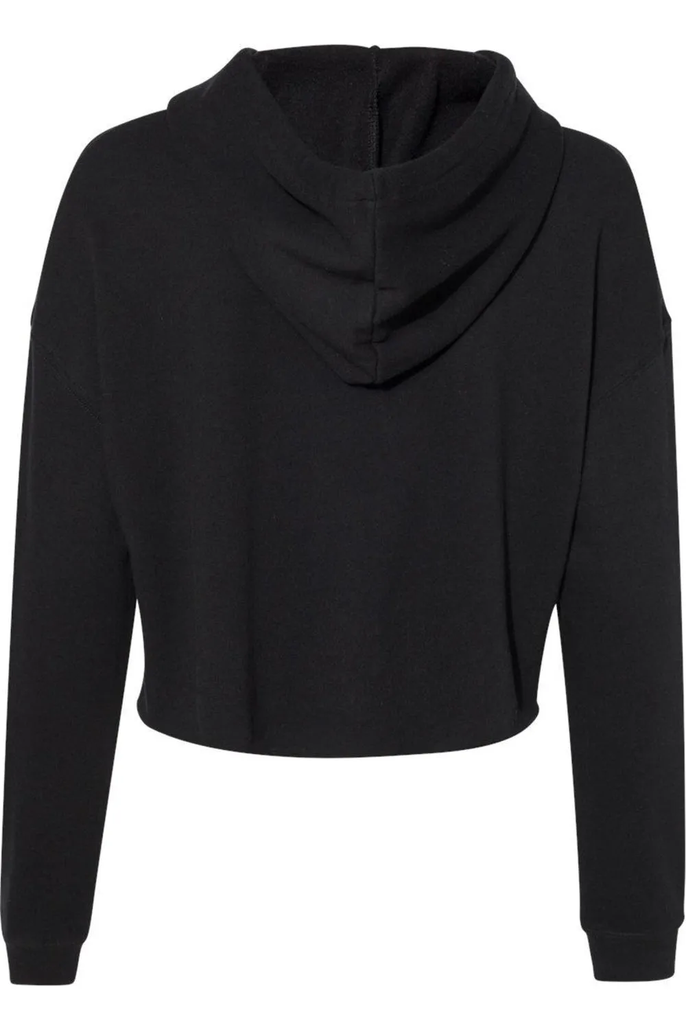 Independent Trading Co. Womens Lightweight Crop Hooded Sweatshirt