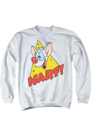 Pinky And The Brain Narf Adult Crewneck Sweatshirt