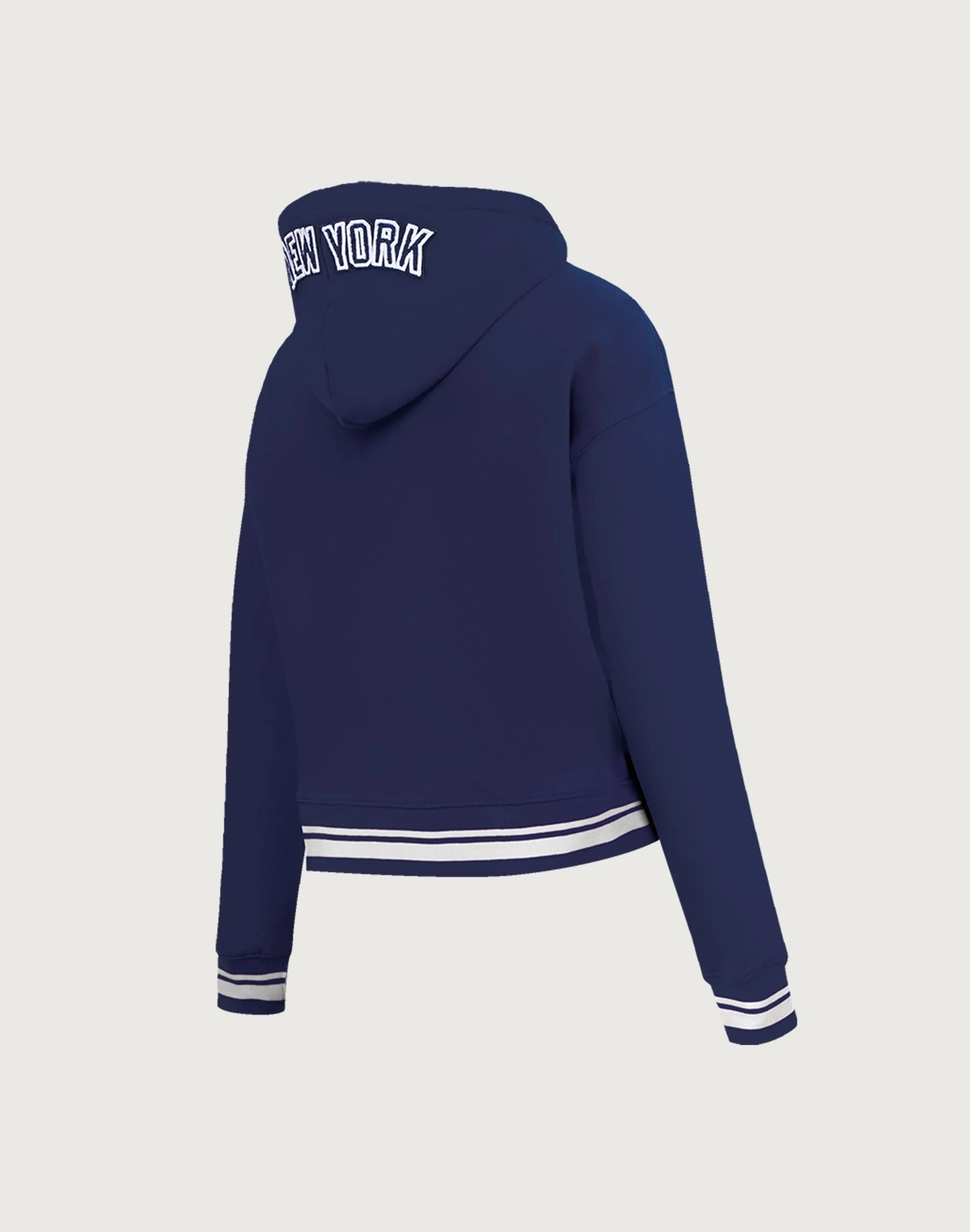 Pro Standard New York Yankees Mashup Rib Cropped Hoodie