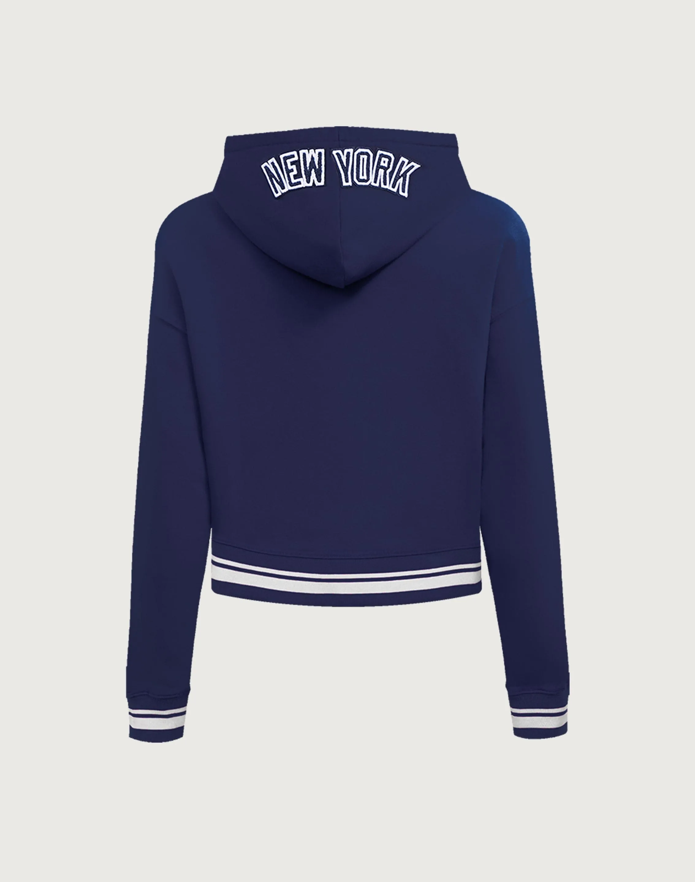 Pro Standard New York Yankees Mashup Rib Cropped Hoodie