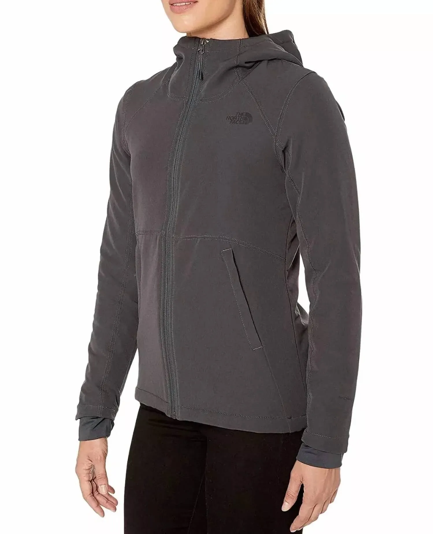 Shelbe Raschel Hoodie In Asphalt Grey