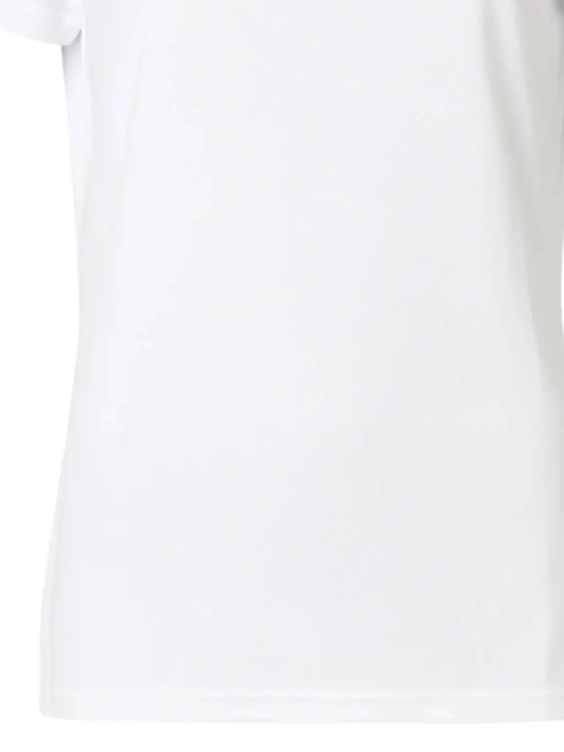 Women Cray Short Sleeve Polo In White